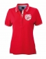 Preview: Höchberg 94 Fan Lifestyle Poloshirt Damen, rot,  inkl. Druck